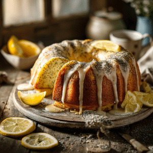 Lemon Poppy Seed Bundt Cake