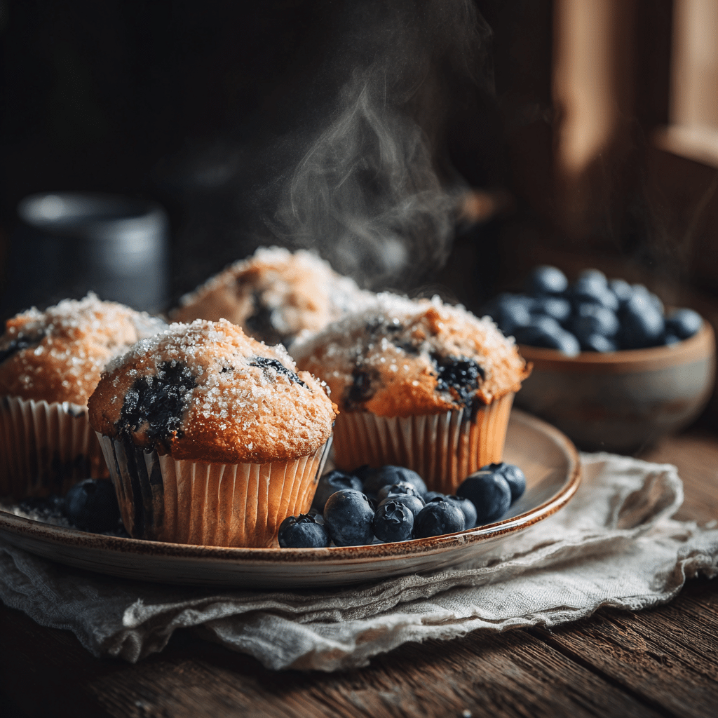 Easy Blueberry Muffins