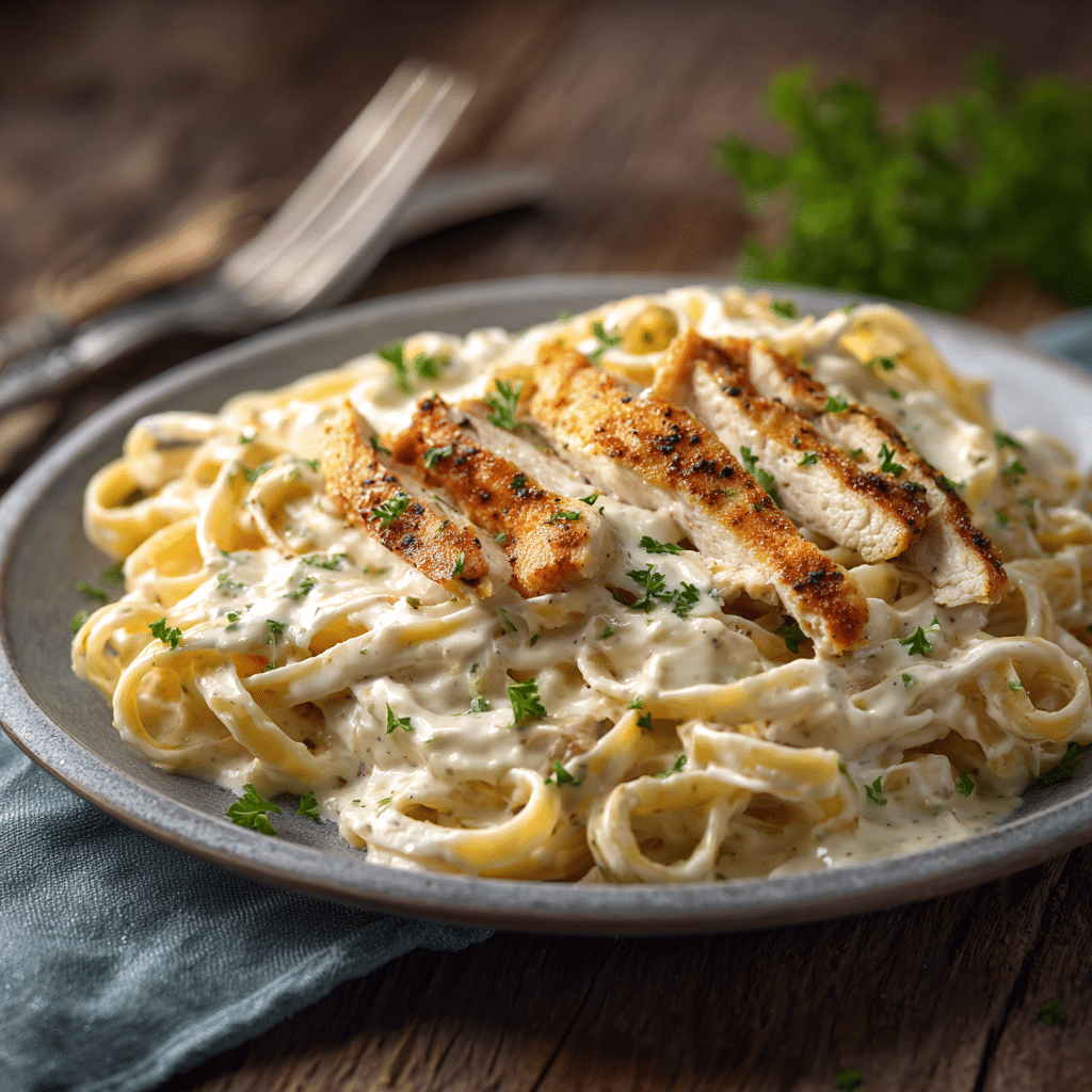 Quick Chicken Alfredo Pasta Creamy Comfort in Every Bite