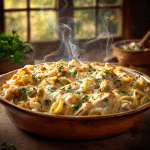 Chicken Alfredo Pasta Bake