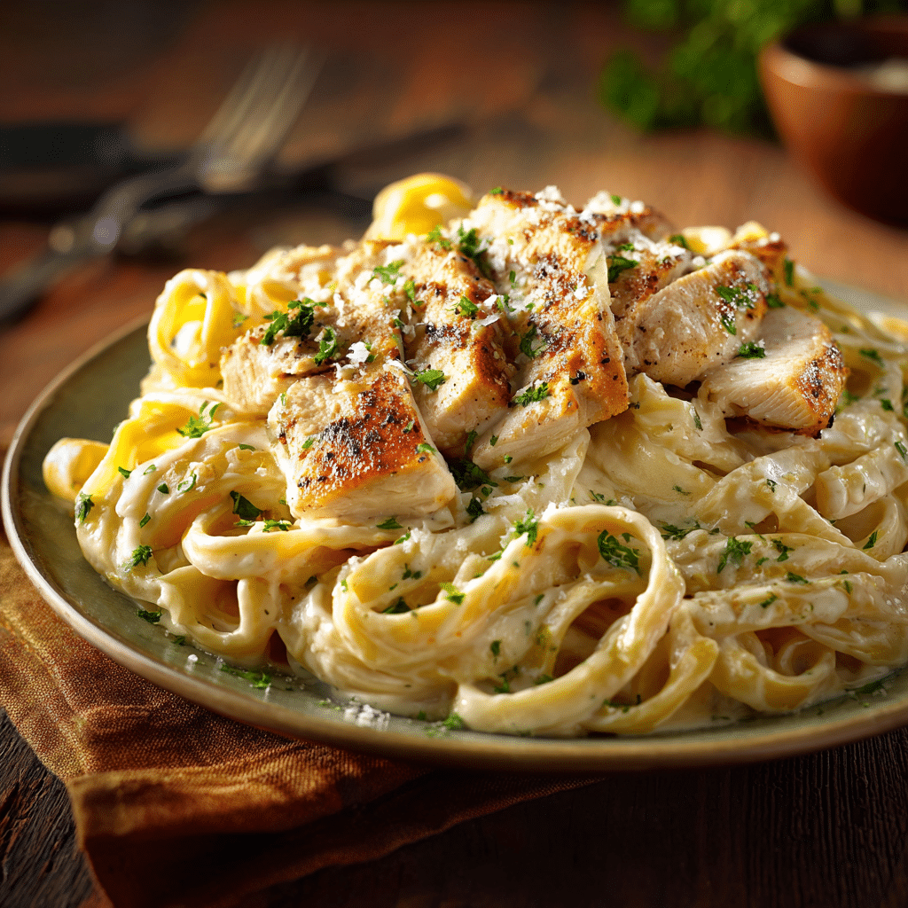 Easy Chicken Alfredo Pasta