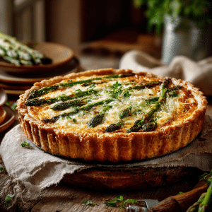 Easy Asparagus Quiche Recipe