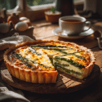 Cheesy Asparagus Quiche