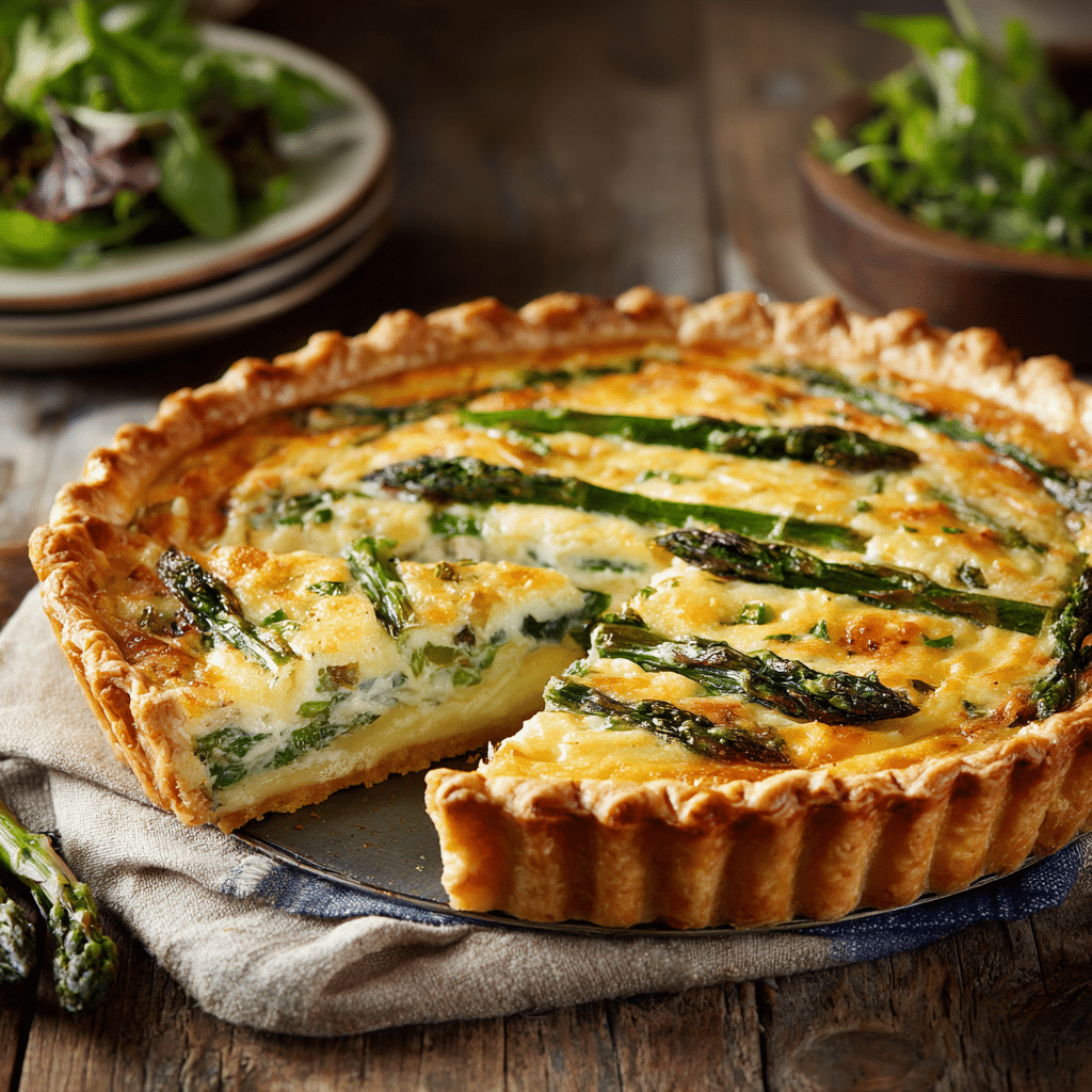 Creamy Asparagus Quiche