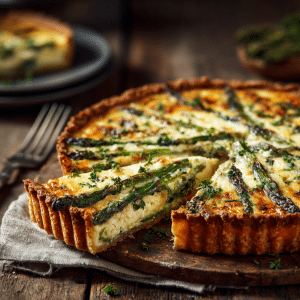 Healthy Asparagus Quiche