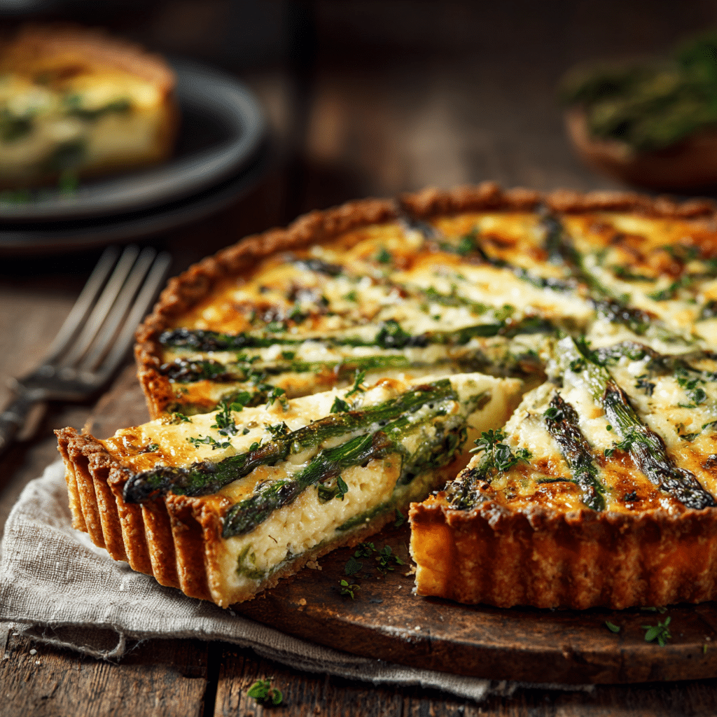 Healthy Asparagus Quiche