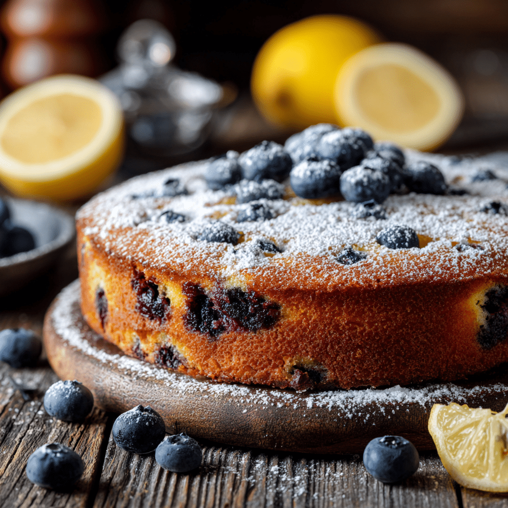 Lemon Blueberry Cake