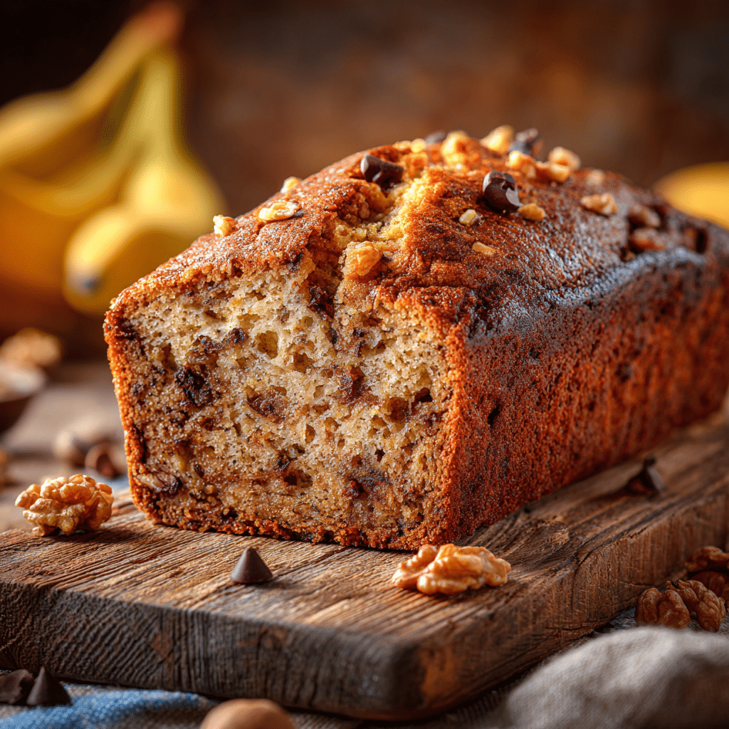 Healthy Banana Bread Recipe