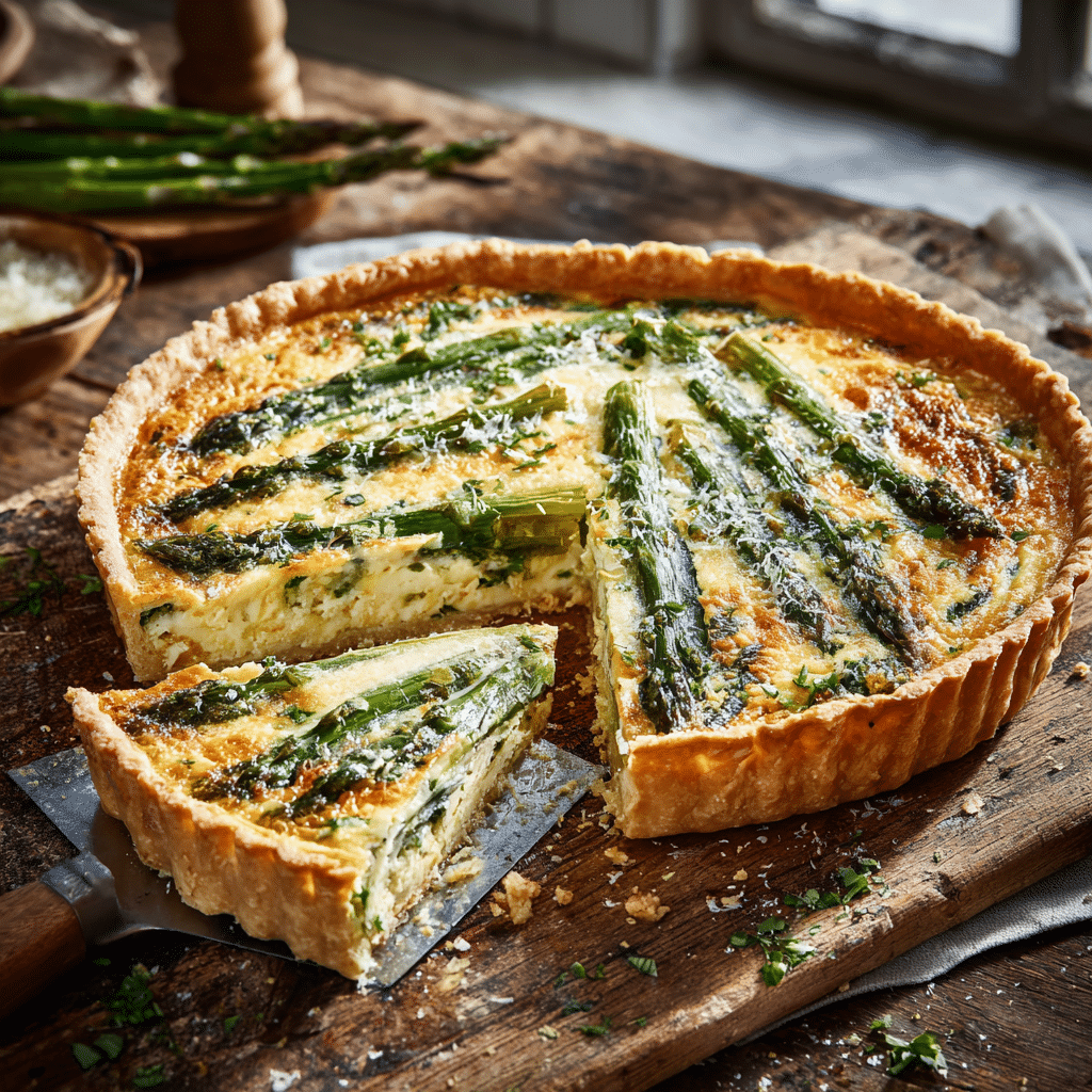 Spring Asparagus Quiche Recipe