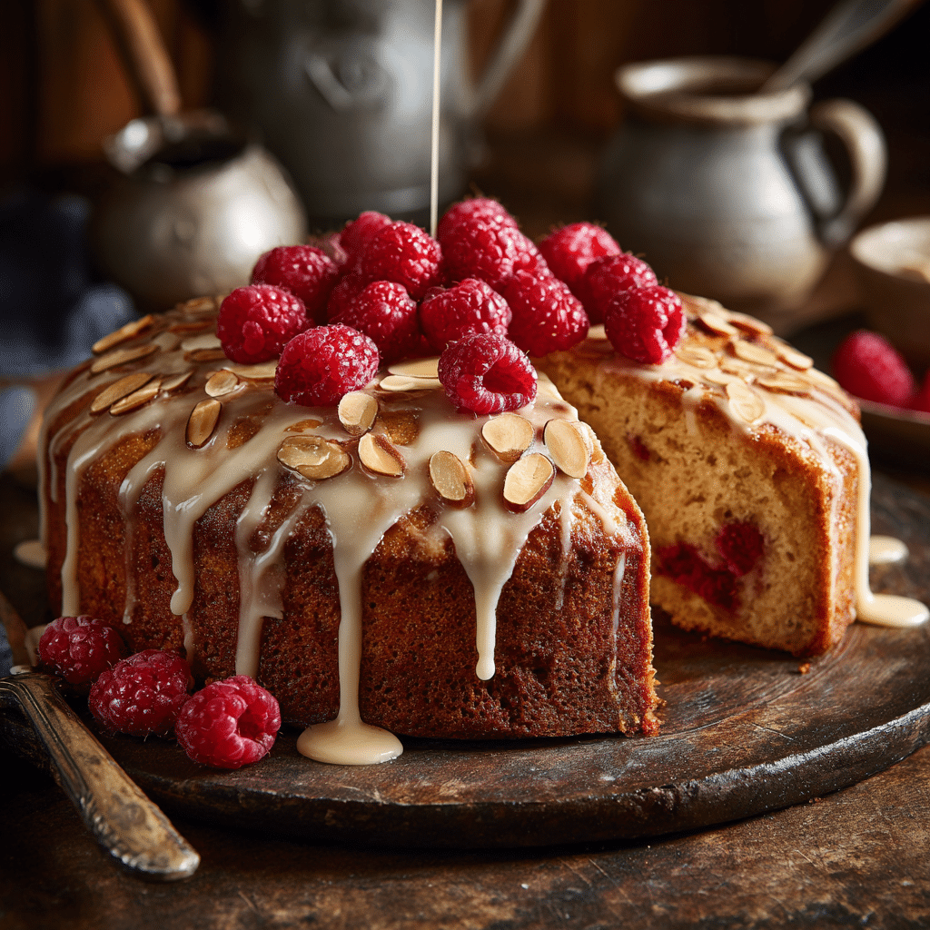 Raspberry Almond Cake