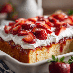 Classic Strawberry Jello Poke Cake