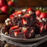 Fudgy Strawberry Bars