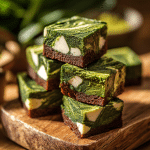 Bakery-Style Matcha Brownies