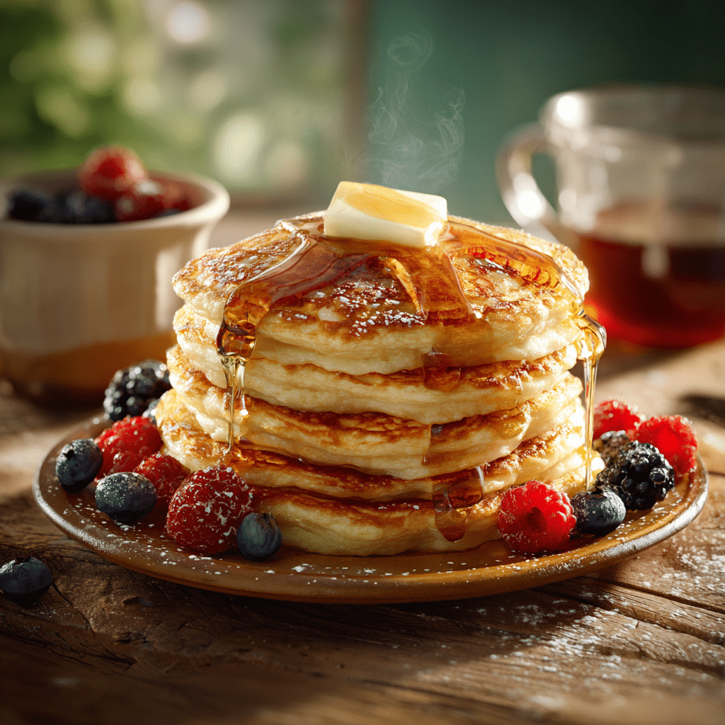 Classic Fluffy Buttermilk Pancakes