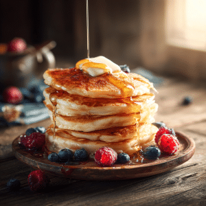 Easy Fluffy Buttermilk Pancakes