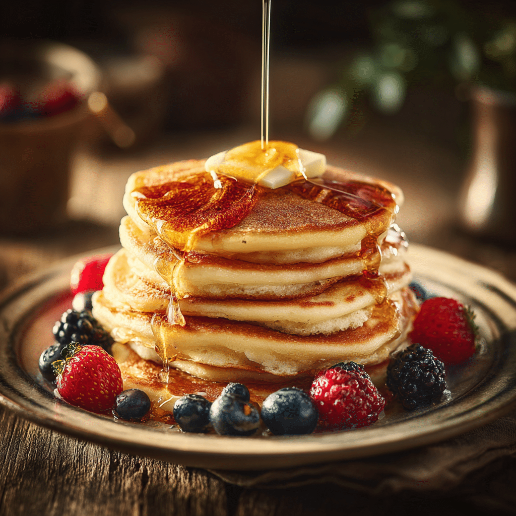 Light and Fluffy Buttermilk Pancakes