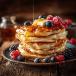 Soft Fluffy Buttermilk Pancakes