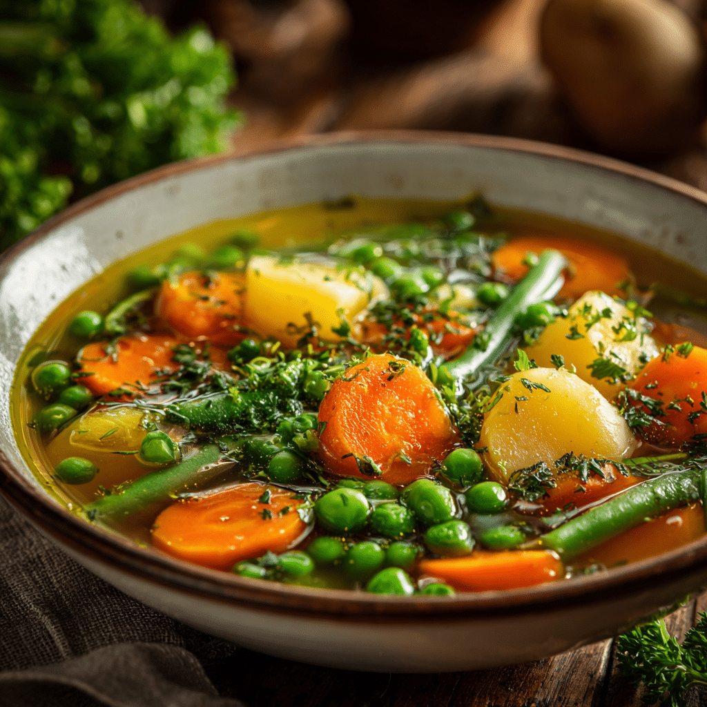 Fresh Spring Vegetable Soup
