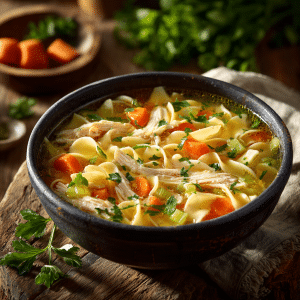 Chicken Noodle Soup for Dinner