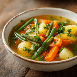 Light Spring Vegetable Soup