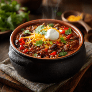 One Pot Beef Chili
