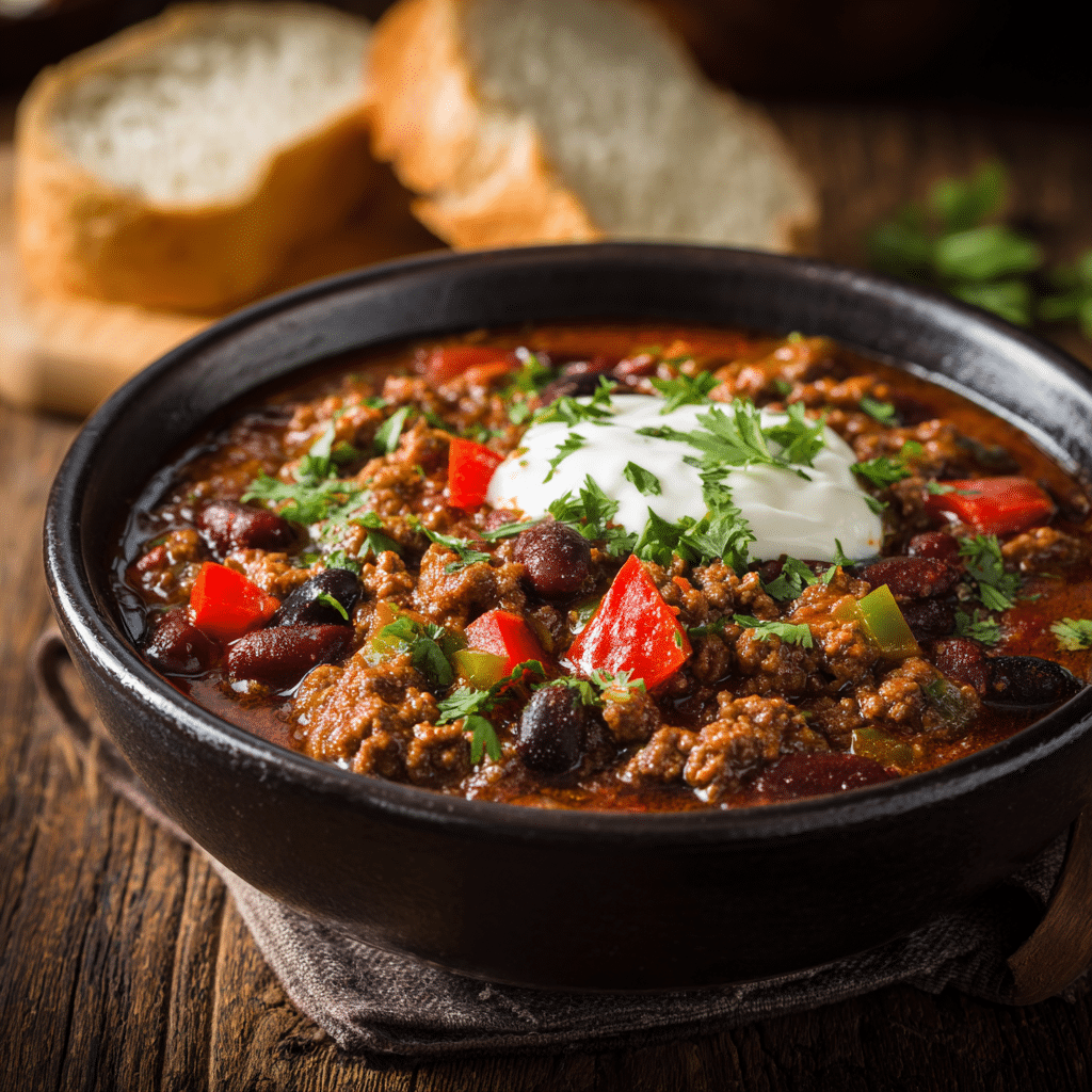 Slow Cooker Beef Chili