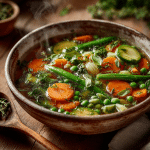 Spring Vegetable Soup with Herbs