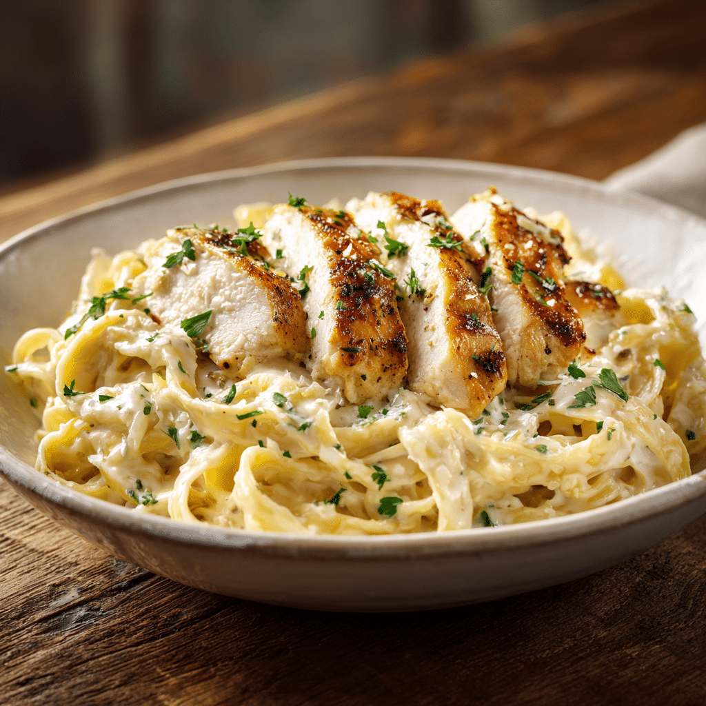 Chicken Fettuccine Alfredo