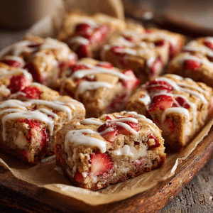 Strawberry Blondies