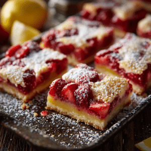 Strawberry Lemon Bars