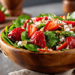 Spring Strawberry Spinach Salad