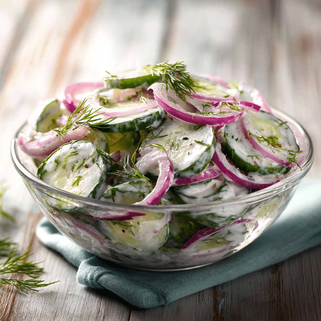 Classic Cucumber Dill Salad