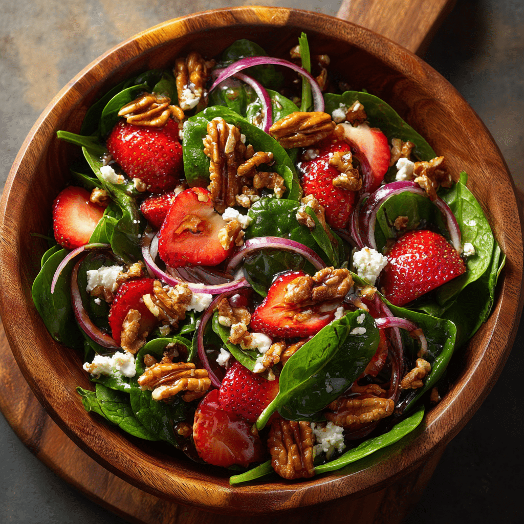 Strawberry Spinach Salad