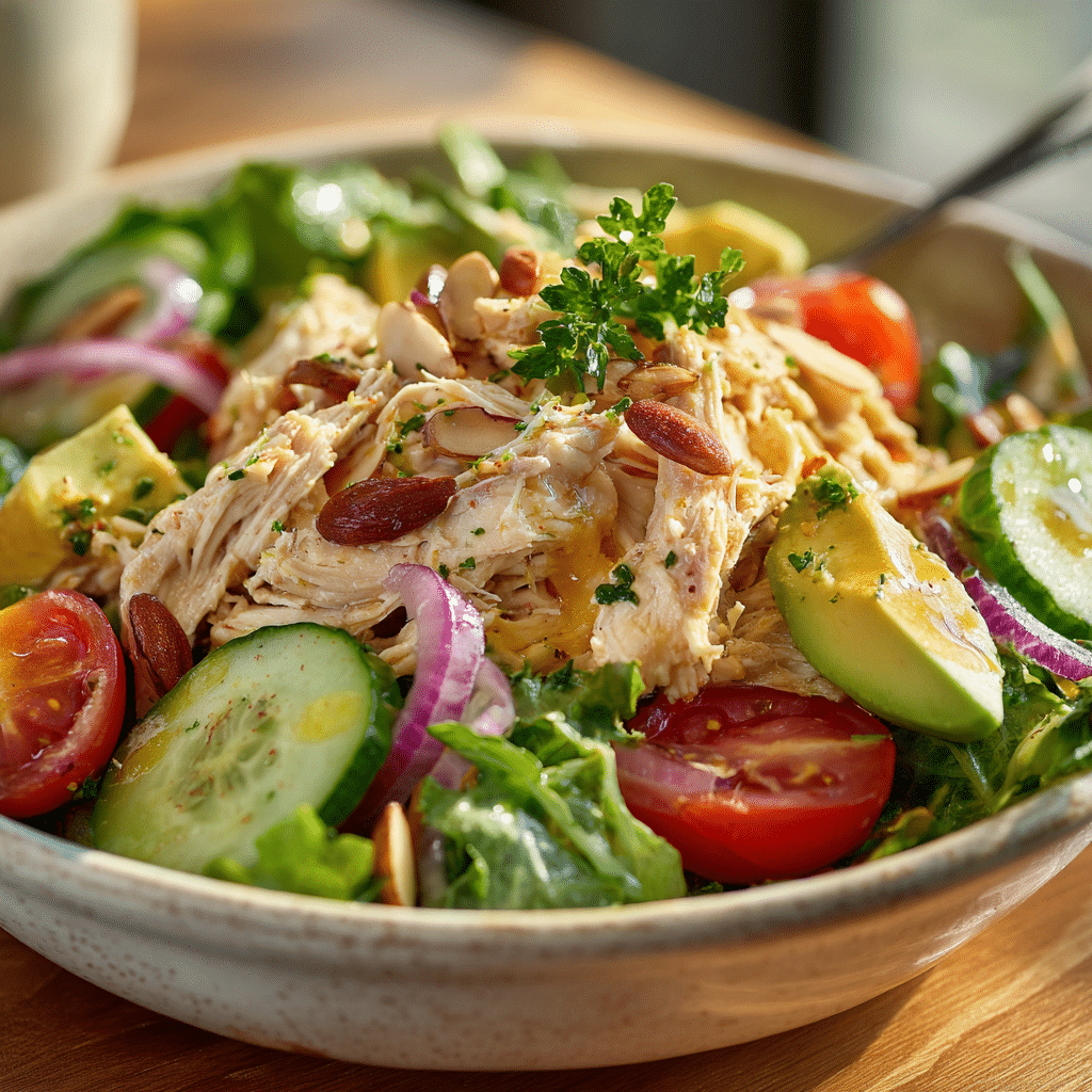 Lemon Chicken Salad for Lunch