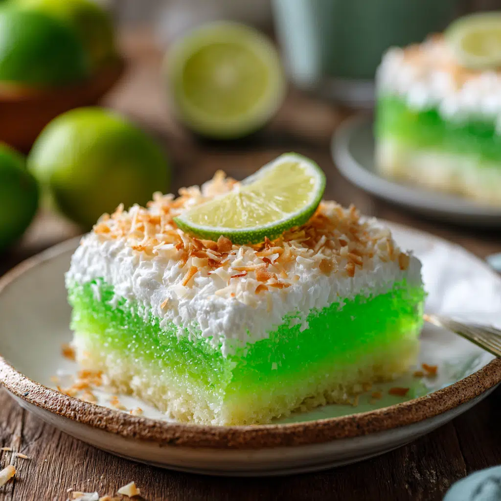 Lime Jello Poke Cake