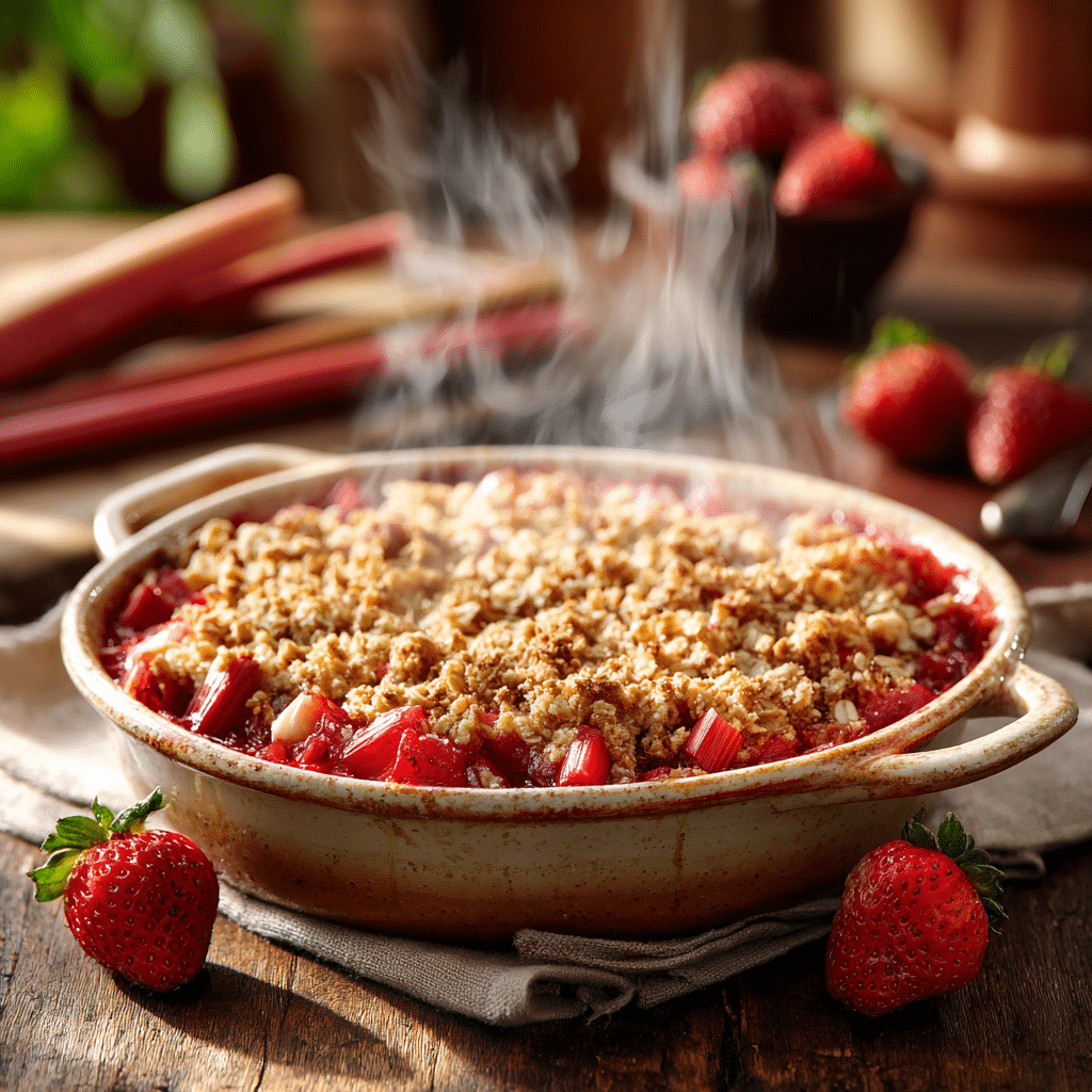Best Strawberry Rhubarb Crisp