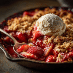 Old-Fashioned Strawberry Rhubarb Crisp
