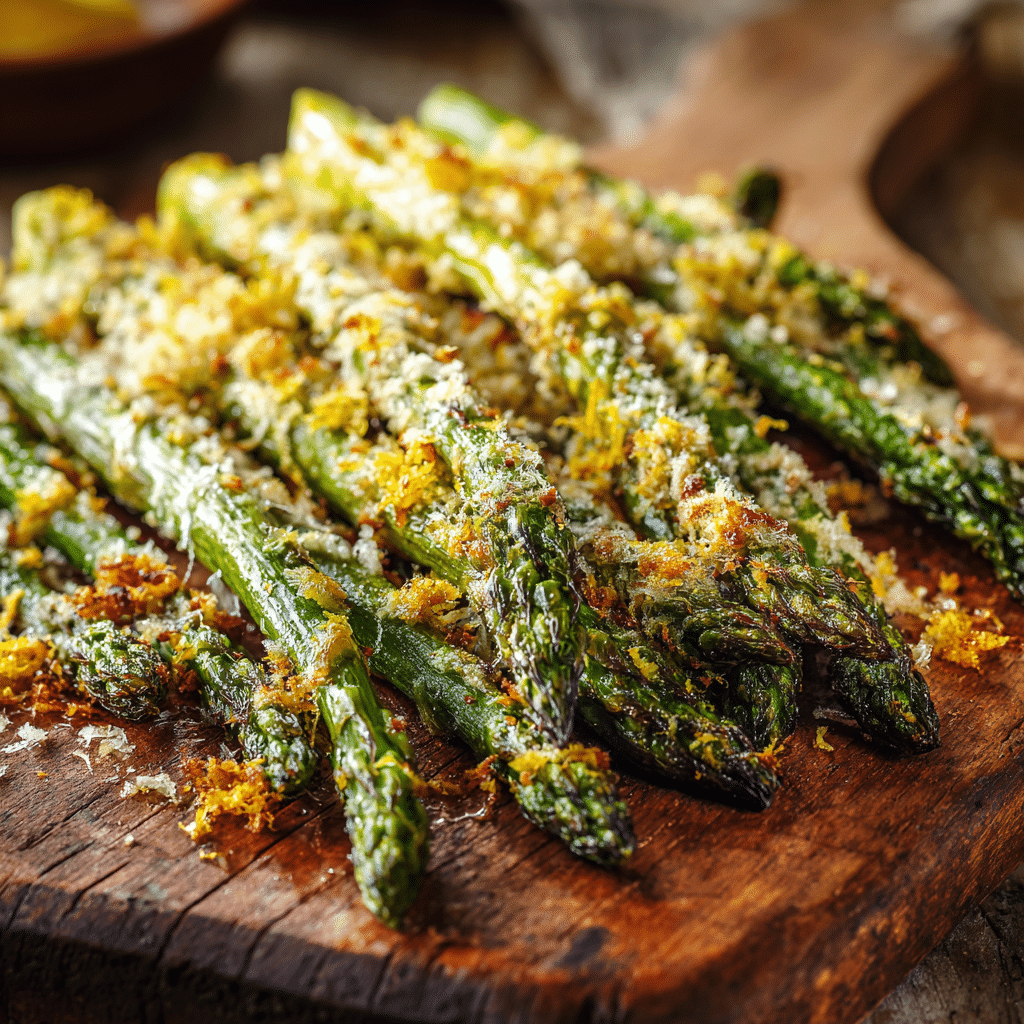 Crispy Roasted Asparagus with Parmesan