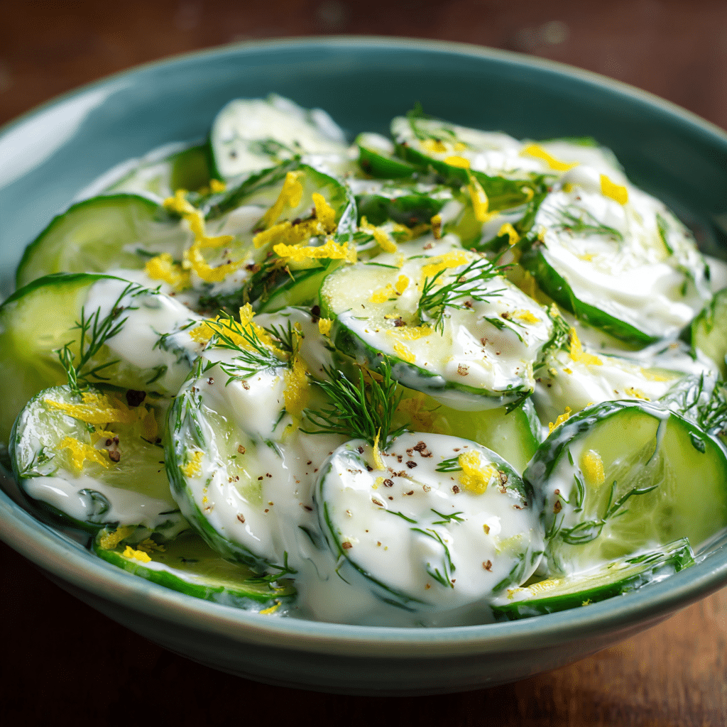 Cucumber Dill Salad with Yogurt