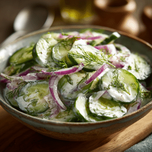 Healthy Cucumber Dill Salad