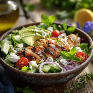 Healthy Lemon Chicken Salad