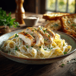 Homemade Chicken Alfredo Pasta