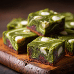 Matcha Mochi Brownies with Sweet Red Bean: Soft, Chewy, and Full of Love