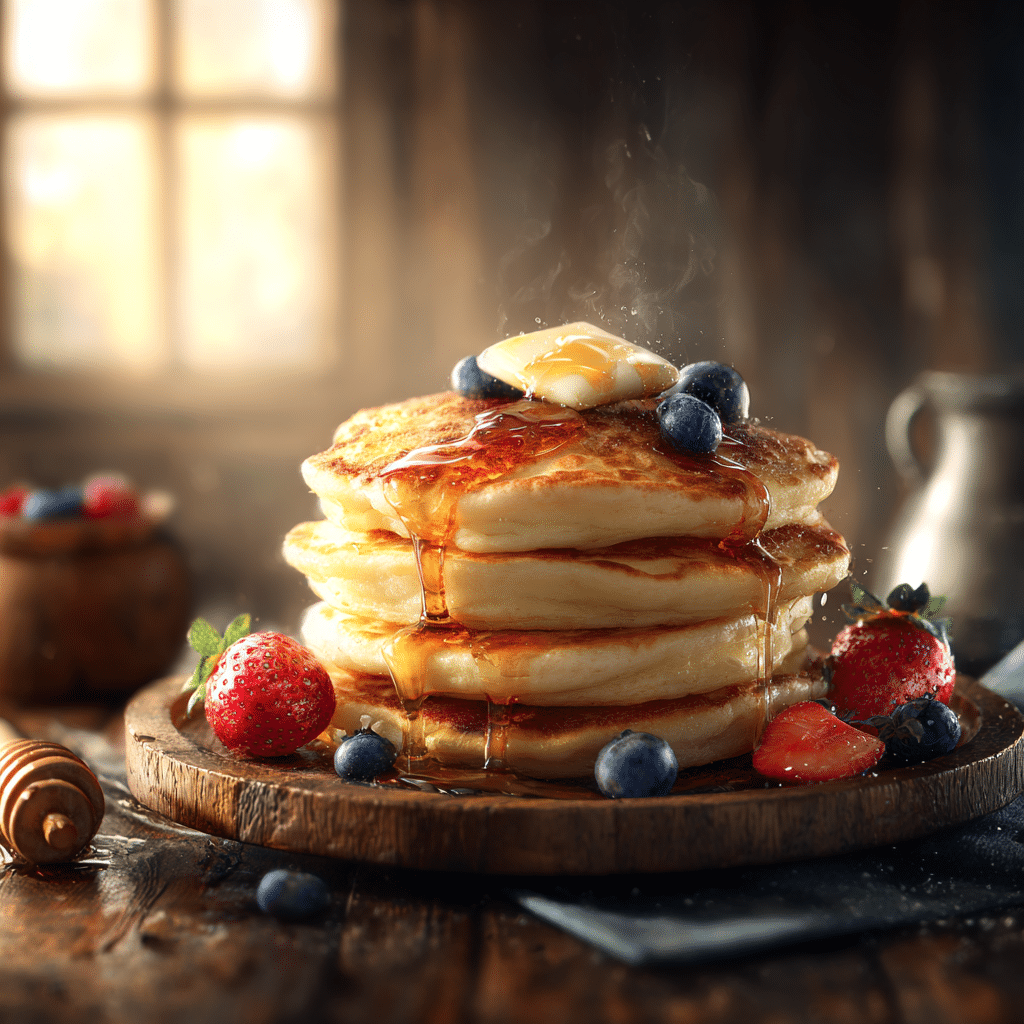 Perfect Fluffy Buttermilk Pancakes