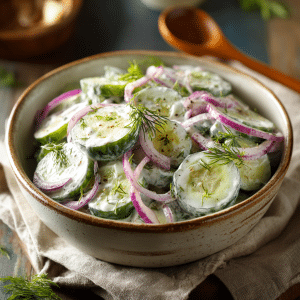 Quick Cucumber Dill Salad