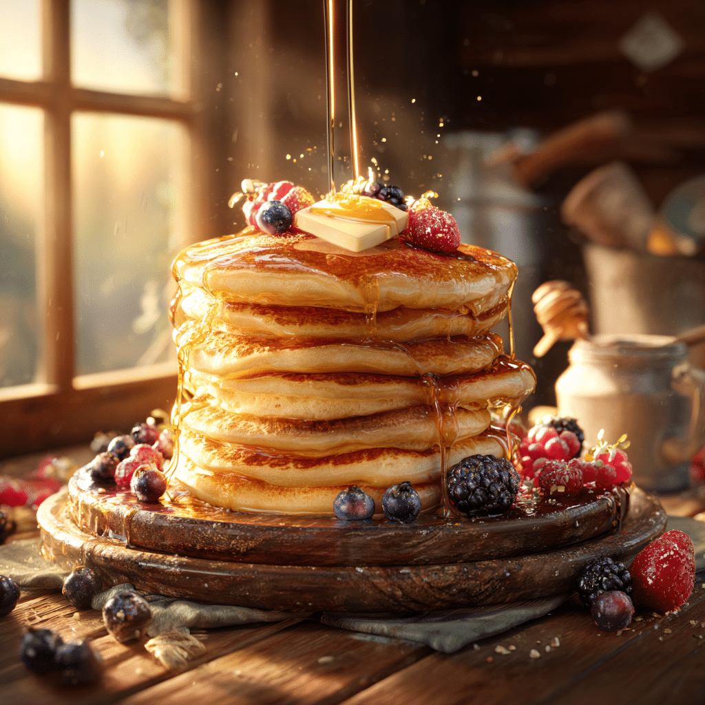 Fluffy Pancakes from Scratch