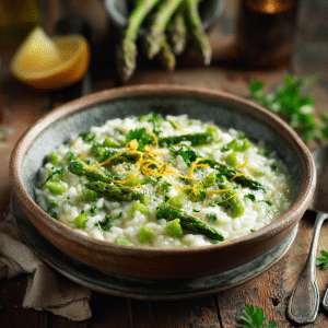 Best Lemon Asparagus Risotto Recipe