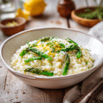 Spring Lemon Asparagus Risotto