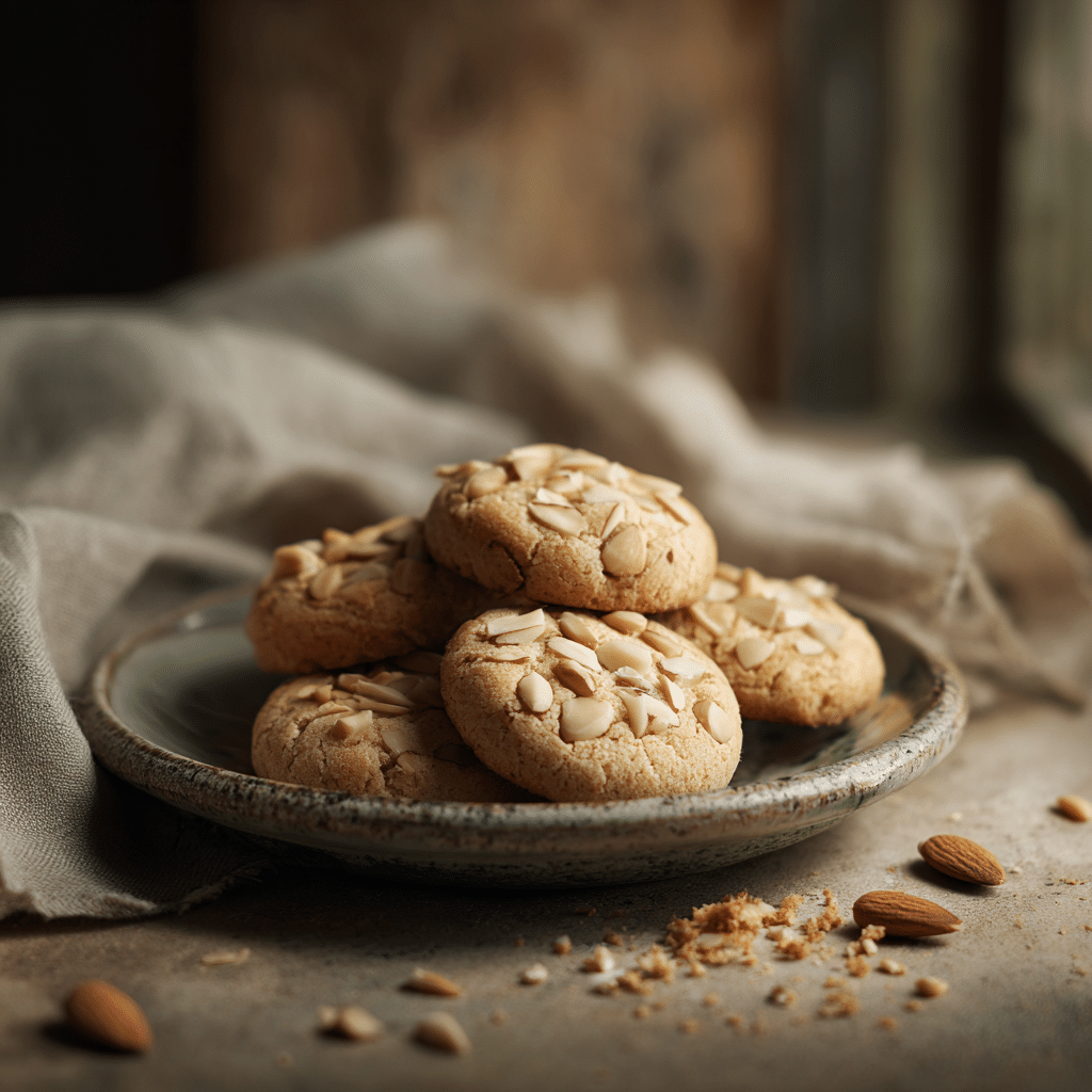 Almond Pine Nut Cookies