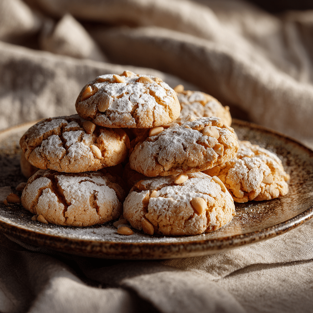 Soft Pine Nut Cookies